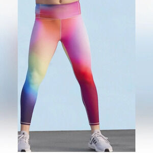 NWOT ATHLETA Love Proudly 7/8 Tight Legging Multicolor Rainbow Activewear XS